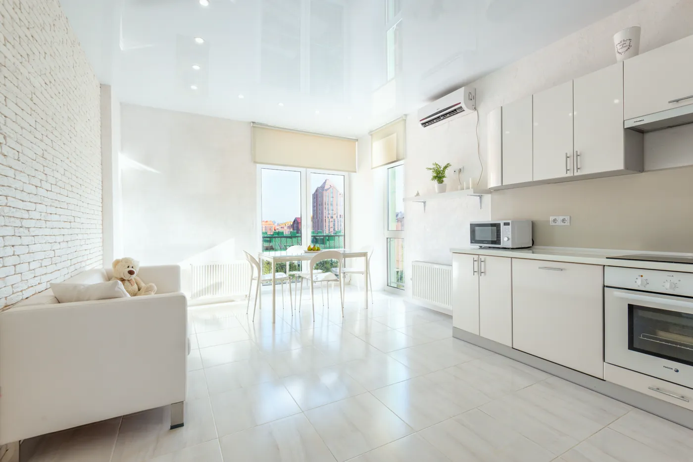 Freshly cleaned modern apartment