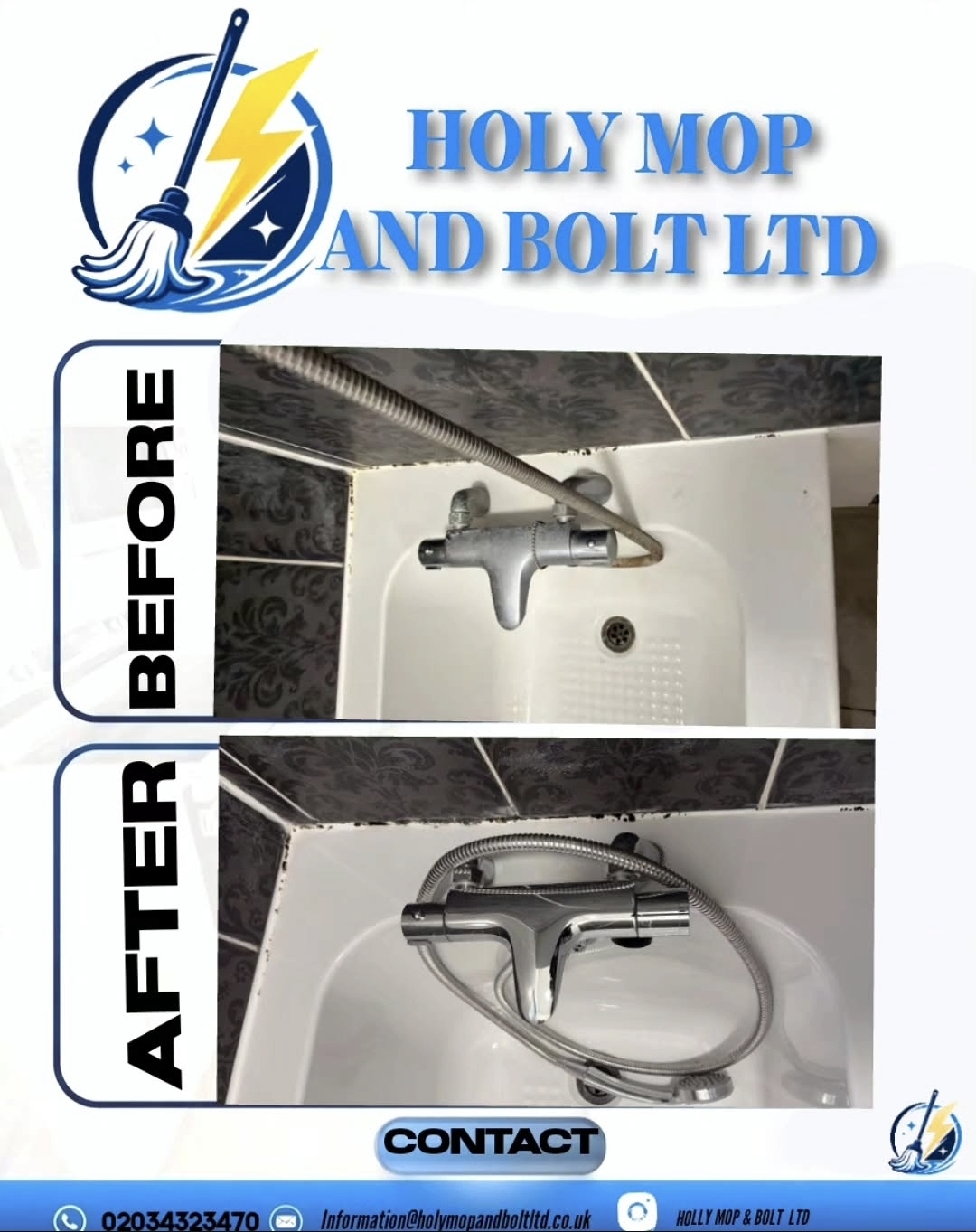 HOLY MOP & BOLT cleaning work